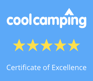 Cool camping certificate of excellence